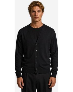 Lemaire Twisted Cardigan - Black