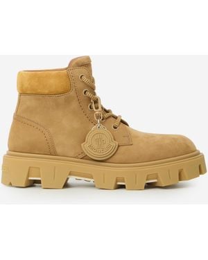 Moncler Peak City Ankle Boots - Natural