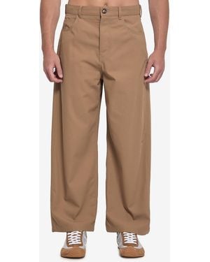 Loewe Cotton Carpenter Trousers - Natural