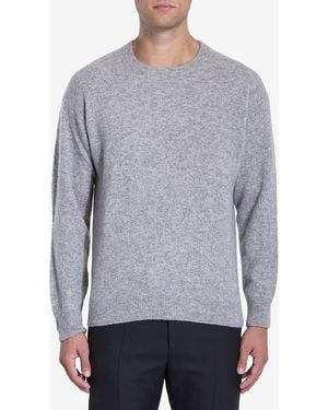 Roberto Collina Silk-Cashmere Blend Crewneck Jumper - Grey