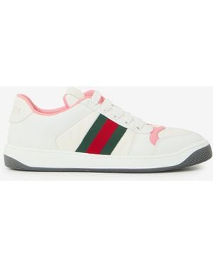 Gucci Screener Trainers - White