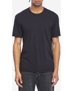 James Perse Combed Cotton Tshirt - Black