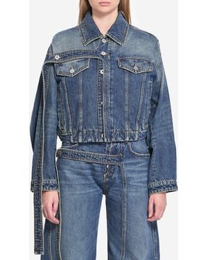 Jean Paul Gaultier Strap Jacket - Blue