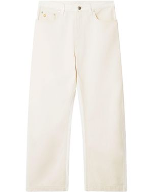 Stella McCartney Banana Leg Utility Jeans - White
