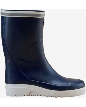 Le Chameau Marine Evo Ponti Lined Short Wellington Boot - Blue