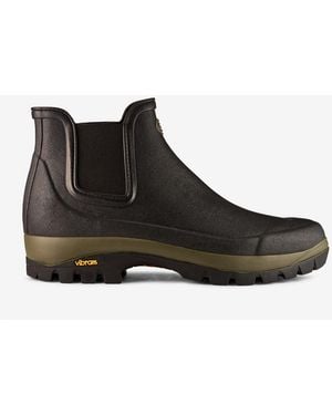 Le Chameau Chelsea Vallon Jersey Lined Boot - Black