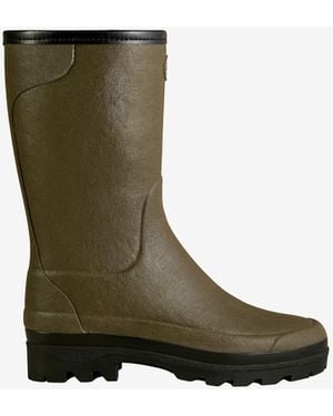 Le Chameau Giverny Wool Lined Bottillon - Green