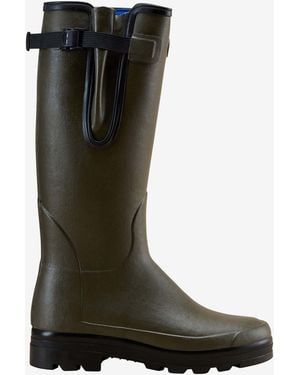 Le Chameau Vierzonord Neoprene Lined Wellington Boot - Black