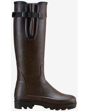 Le Chameau Vierzonord Neoprene Lined Wellington Boot - Brown