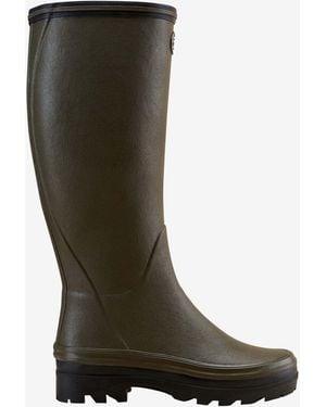 Le Chameau Giverny Jersey Lined Wellington Boot - Black
