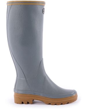 Le Chameau Giverny Jersey Lined Wellington Boot - Blue
