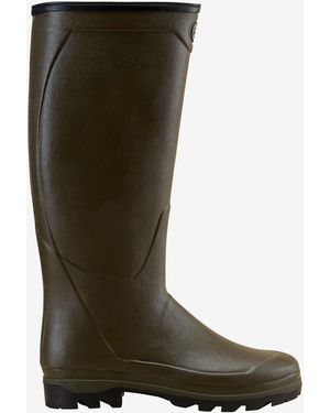 Le Chameau Country Cross Neoprene Lined Wellington Boot - Green