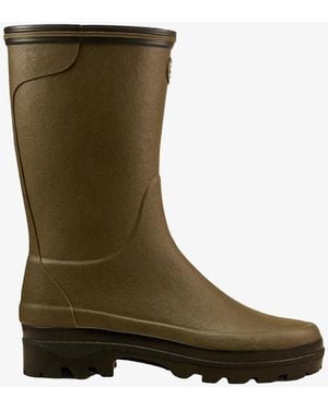 Le Chameau Giverny Jersey Lined Bottillon - Green