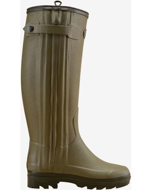 Le Chameau Chasseur Neoprene Lined Wellington Boot - Green