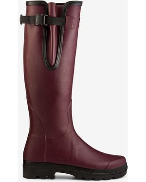 Le Chameau Vierzon Jersey Lined Wellington Boot - Red