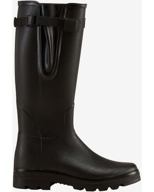 Le Chameau Vierzon Jersey Lined Wellington Boot - Black