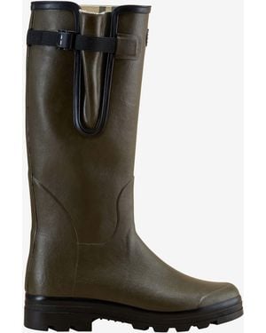 Le Chameau Vierzon Jersey Lined Wellington Boot - Green