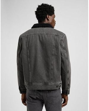 Lee Jeans Regular Sherpa Jacket - Grey