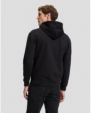 Lee Jeans Regular Varsity Full Zip Hoodie Größe - Schwarz