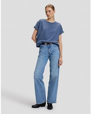 Lee Jeans Relaxed Cropped Tee Größe - Blau