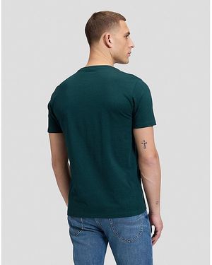 Lee Jeans Regular Patch Logo Short Sve Tee - Green