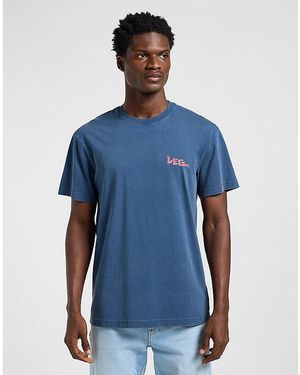 Lee Jeans Short Sve Relaxed Tee - Blue