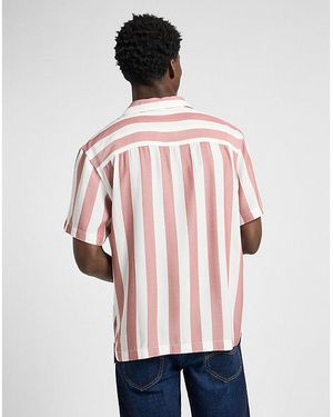 Lee Jeans Short Sve Resort Shirt - Pink