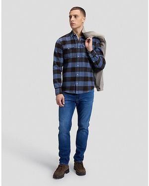 Lee Jeans Regular Clean Western Shirt - Blue