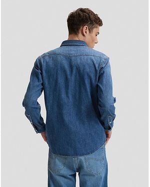 Lee Jeans Western Regular Lightweight Shirt - Blue