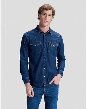 Lee Jeans Western Regular Lightweight Shirt - Blue