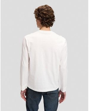 Lee Jeans 101 Relaxed Long Sve Tee - White