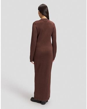 Lee Jeans Regular Knitted Maxi Dress - Brown