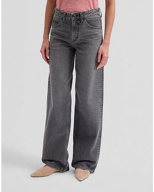 Lee Jeans Rider Loose Straight Jean Size 24X31 - Grey