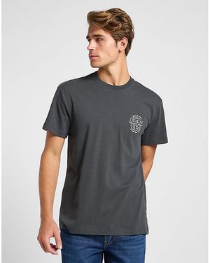 Lee Jeans Short Sve Relaxed Tee - Grey