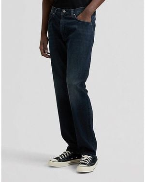 Lee Jeans West Regular Straight Medium Stretch Jean Size 26X32 - Black