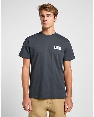 Lee Jeans Workwear Relaxed Graphic Tee - Blue