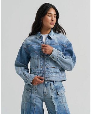 Lee Jeans X Feng Chen Wang Cropped Jacket - Blue