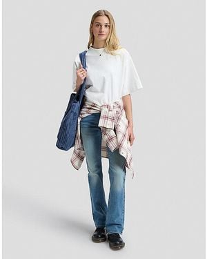 Lee Jeans Jessica Low Rise Bootcut Flap Pocket Jean Size 24X31 - Blue