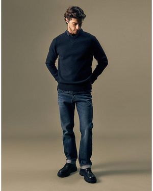 Lee Jeans Regular Boiled Wool Sweater Größe - Blau