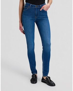 Lee Jeans Scarlett High Rise Skinny Jean Größe 25X31 - Blau