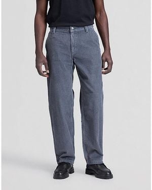 Lee Jeans Workwear Loose Corduroy Trousers Size 28X32 - Blue
