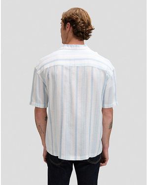 Lee Jeans Relaxed Lightweight Resort Shirt - White