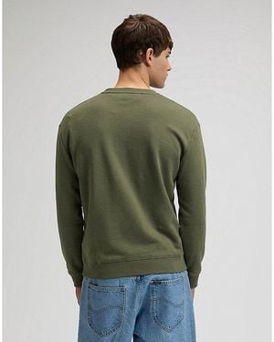 Lee Jeans Regular Wobbly Sweatshirt - Green