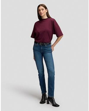 Lee Jeans Relaxed Elongated Boxy Tee - Blue
