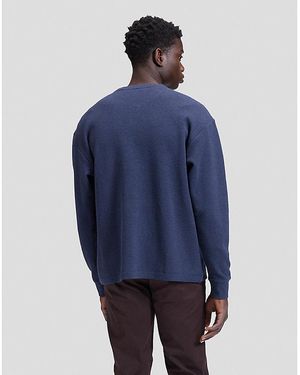 Lee Jeans Slim Henley Tee - Blue