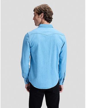 Lee Jeans Western Regular Lightweight Shirt - Blue