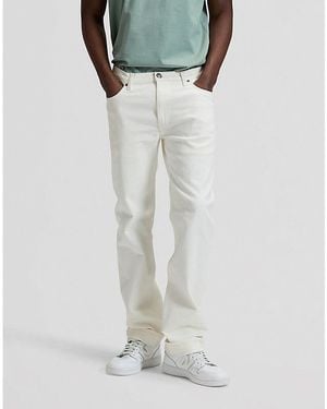 Lee Jeans West Regular Selvedge Denim Jean Size 28X32 - White
