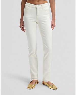 Lee Jeans Marion Straight Jean Size 26X31 - White