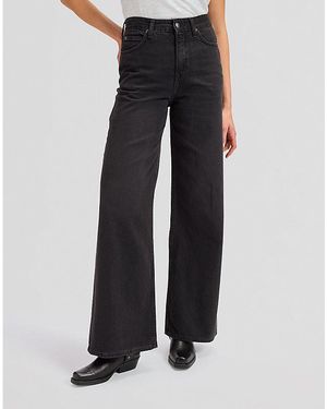 Lee Jeans Stella Wide Leg Jean Size 24X31 - Black