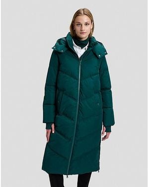 Lee Jeans Relaxed Long Puffer Jacket Größe - Grün